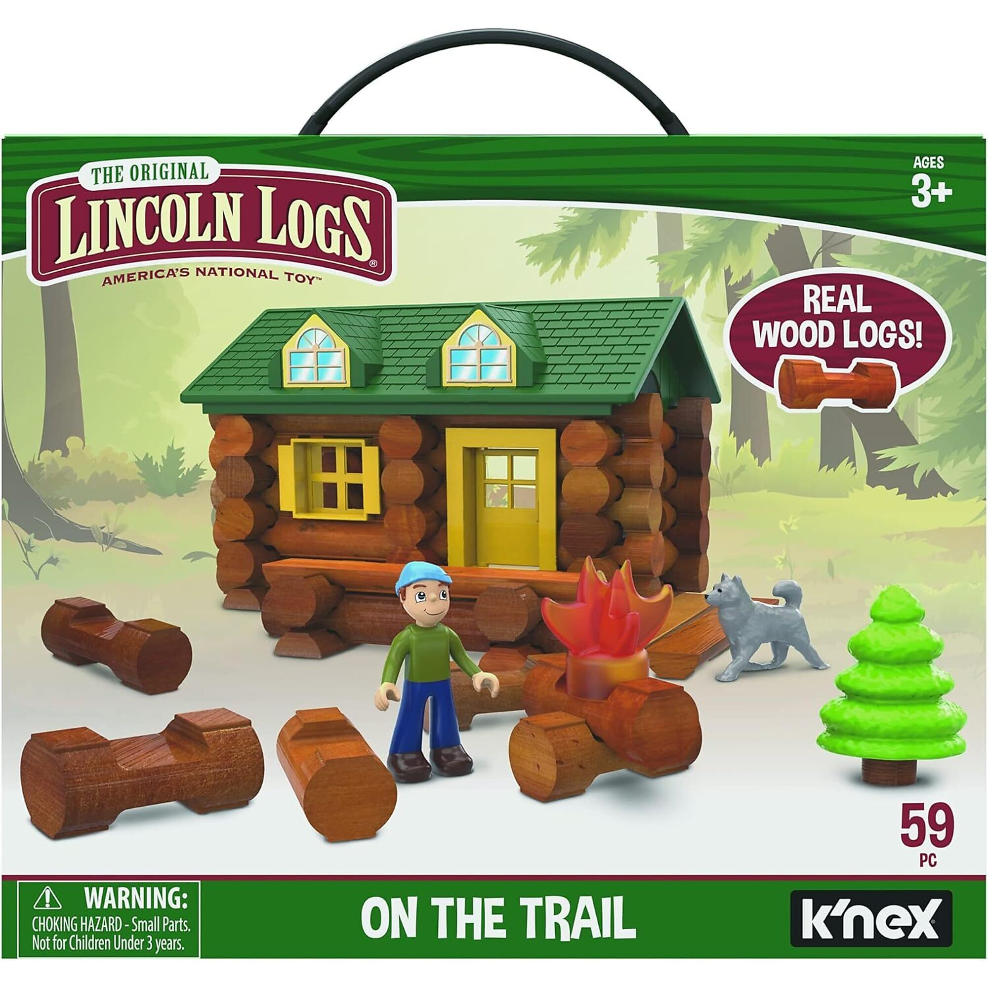 Lincoln Logs On the Trail Building Set, Model# 00821